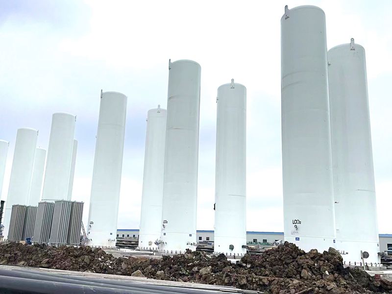 中核单层二氧化碳回收容器