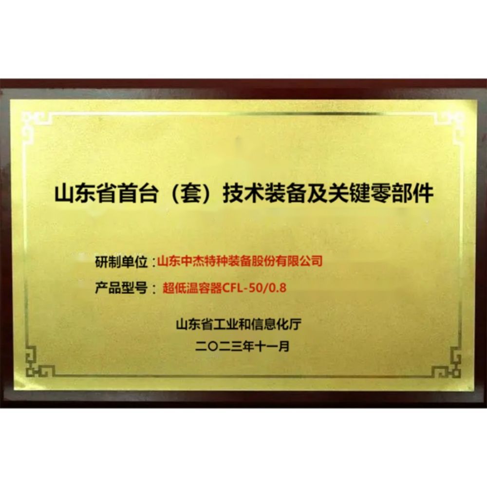 首台套技术装备及关键零部件